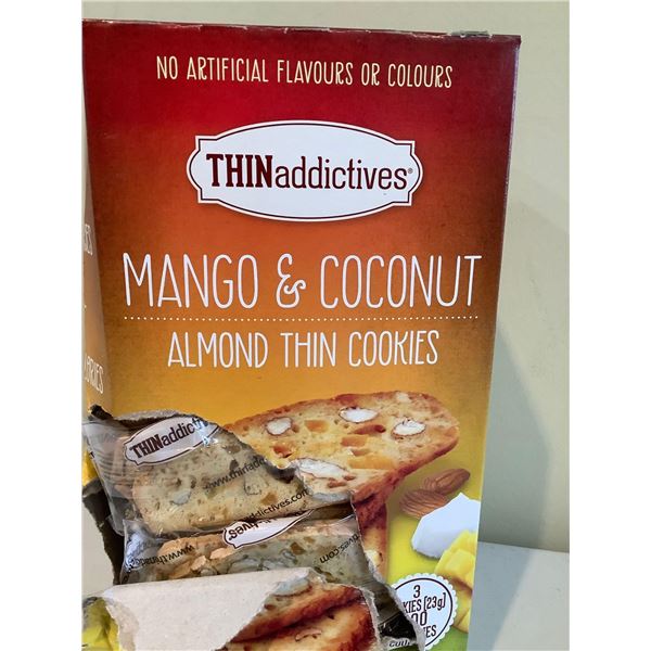Mango & Coconut Almond Thin Cookies