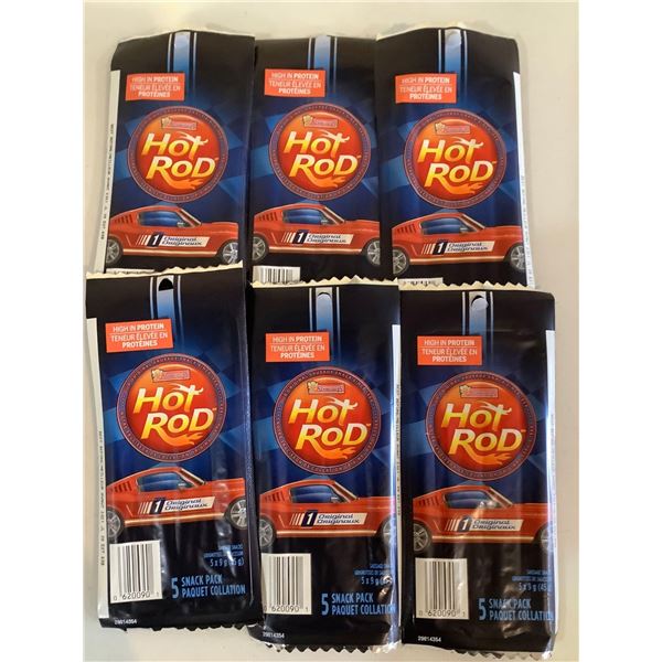 Hot Rod 5 Piece Snack Pack (Lot Of 6)