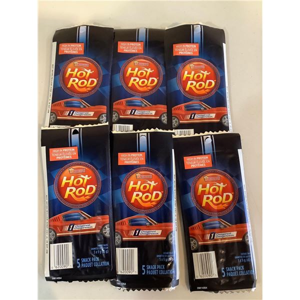 Hot Rod 5 Piece Snack Pack (Lot Of 6)