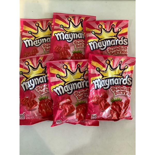 Maynards Swedish Berries (Lot Of 6)