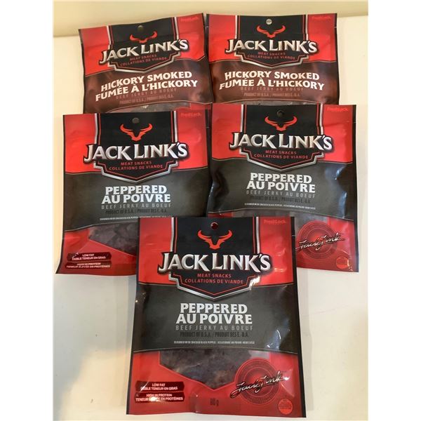 Assorted Jack Links Beef Jerky (5 X 80G)