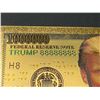 Image 3 : USA President Trump one million dollar commemorative gold clad reserve note