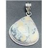 Image 3 : Rare Dendrite Opal ladies Silver mounted Pendant