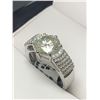 Image 2 : Ladies 925 Rhodim Plated Silver 4.05 Carat Moissanite Solitaire ring with gemological report