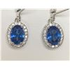 Image 3 : Stunning Topaz Oval Cut Solitaire ladies earring set