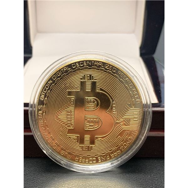 Cased commemorative BITCOIN Medallion