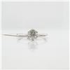 Image 1 : 10K White Gold Diamond(0.6Ct,I3,G) Ring (~Size 6.25) (~weight 1.46g), Made in Canada, Appraised Reta