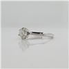 Image 2 : 10K White Gold Diamond(0.6Ct,I3,G) Ring (~Size 6.25) (~weight 1.46g), Made in Canada, Appraised Reta