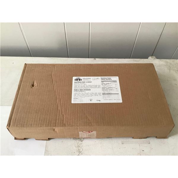 Case of Frozen Olymel Pork and Beef Sausages (5kg)