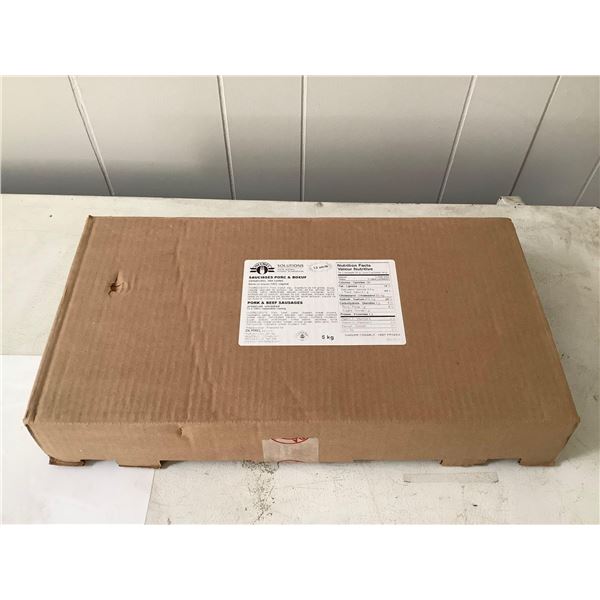 Case of Frozen Olymel Pork and Beef Sausages (5kg)