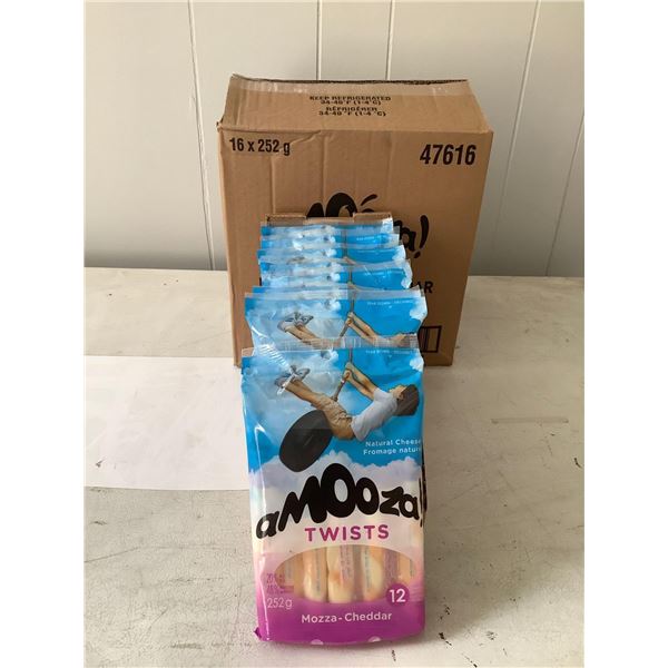 Case of Frozen Amooza Cheese Twists (16 x 252g)