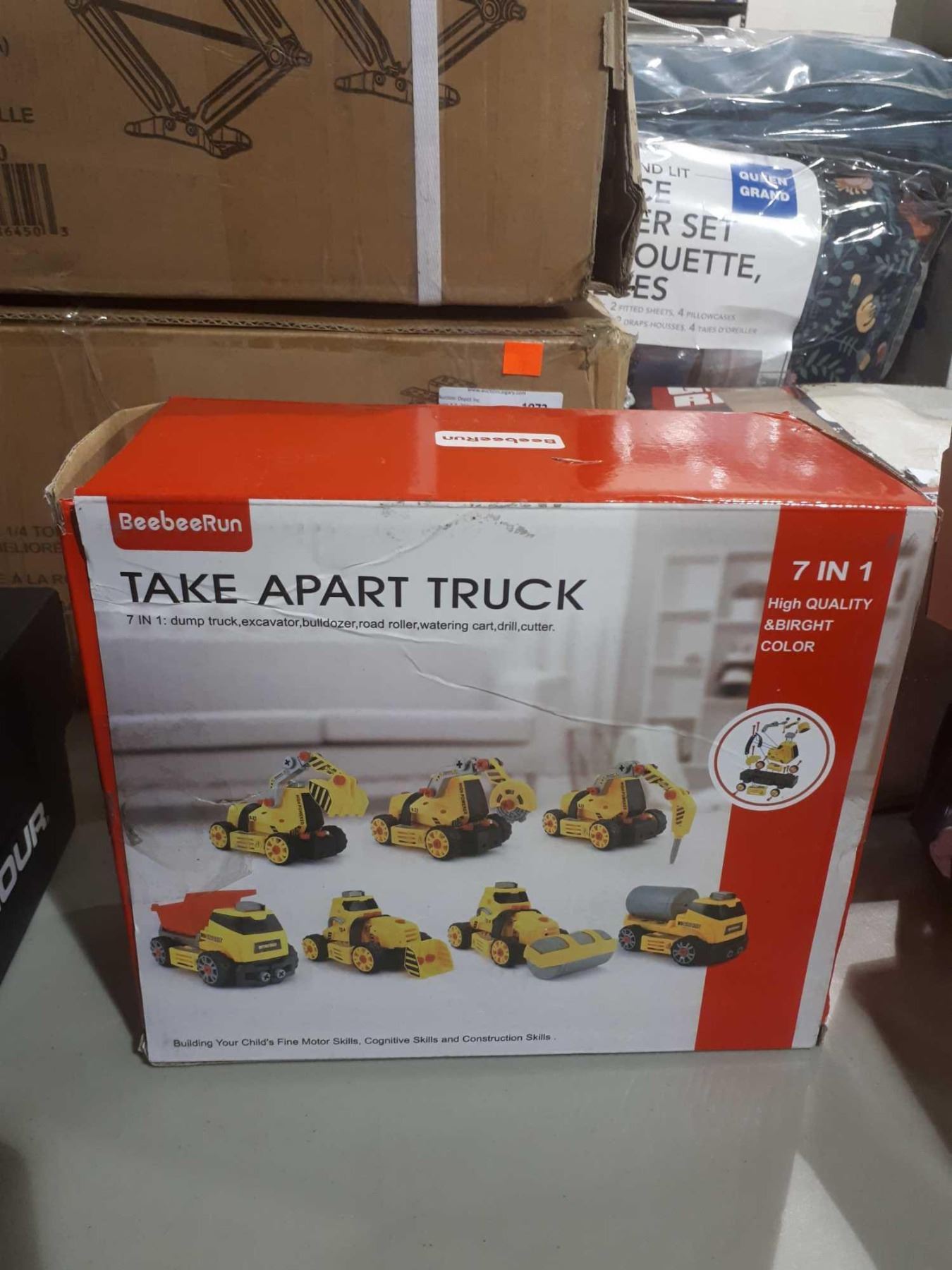 beebeerun montage spielzeug BeebeeRun Take Apart 7-in-1 Toy Truck