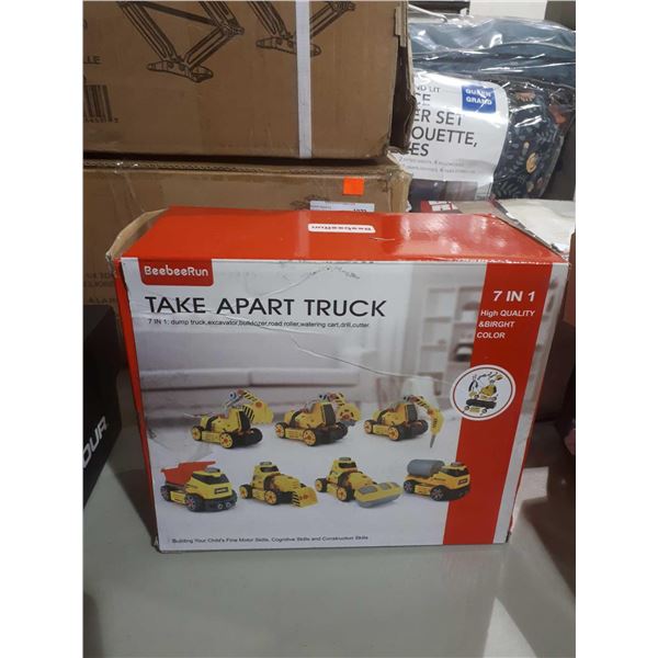 BeebeeRun Take Apart 7-in-1 Toy Truck