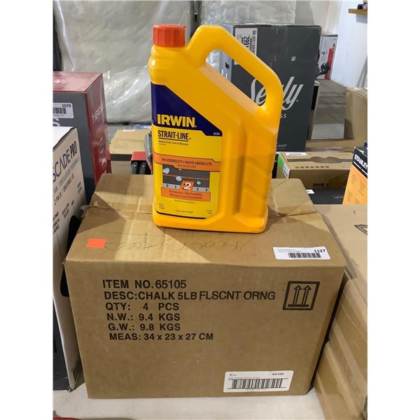 Case of Irwin Straight-Line Marking Chalk (4 x 2.2kg)