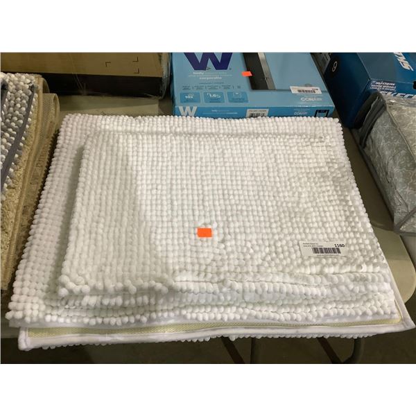 Bath Mat Set - White
