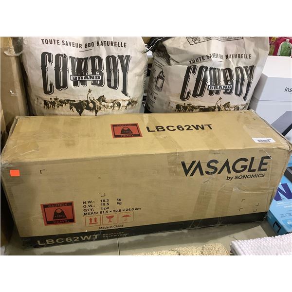 Vasagle Songmics Bookcase (81.5 x 32.5 x 24cm) - Model: LBC62WT