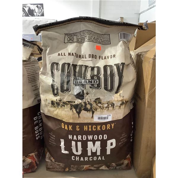 Cowboy Brand Oak and Hickory Hardwood Lump Charcoal (8.16kg)
