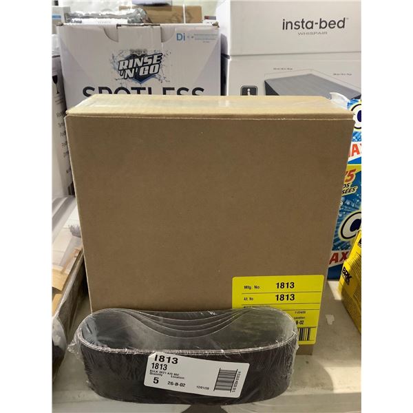 Case of 4 5-Pack 3x21 80 Grit Sanding Belts