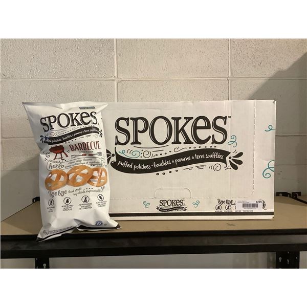 Case of Spokes Barbecue Air Puffed Potato Snacks (12 x 80g)