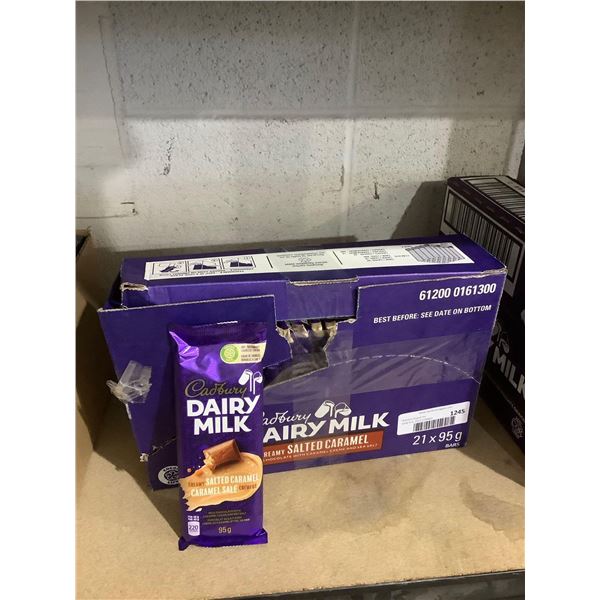 Case of Dairy Milk Creamy Salted Caramel Bars (17 x 95g)