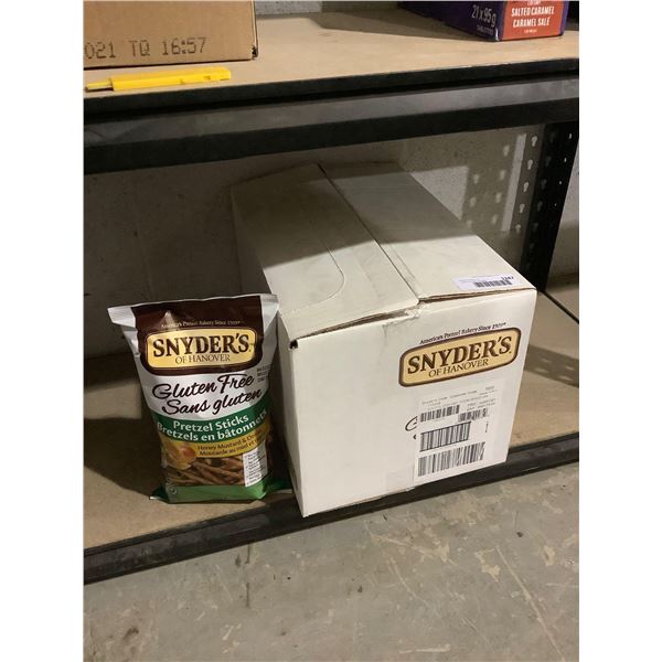 Case of Snyder's Honey Mustard and Onion Pretzel Sticks (12 x 220g)