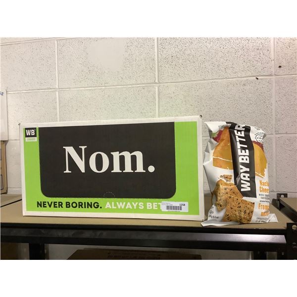 Case of Way Better Nacho Cheese Whole Grain Corn Tortilla Chips (12 x 156g)