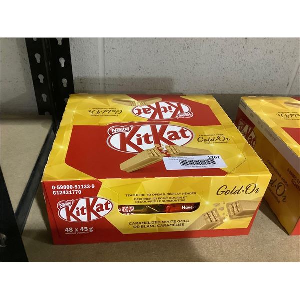 Kit Kat Caramelized White Gold Wafer Bars (48 x 45g)