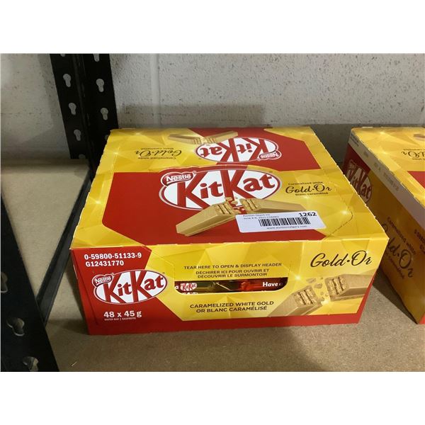 Kit Kat Caramelized White Gold Wafer Bars (48 x 45g)