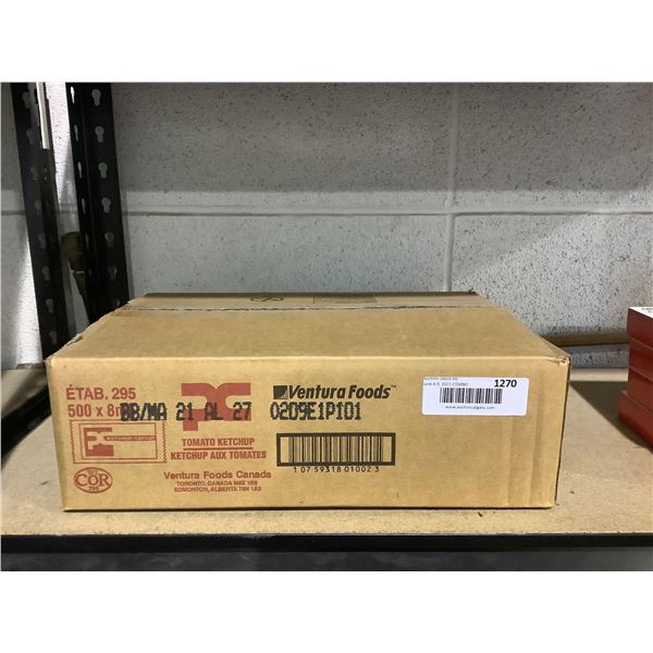 Case of Tomato Ketchup Packets (500 x 8mL)