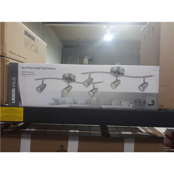 UberHaus Set of Two 3-Light Track Fixtures