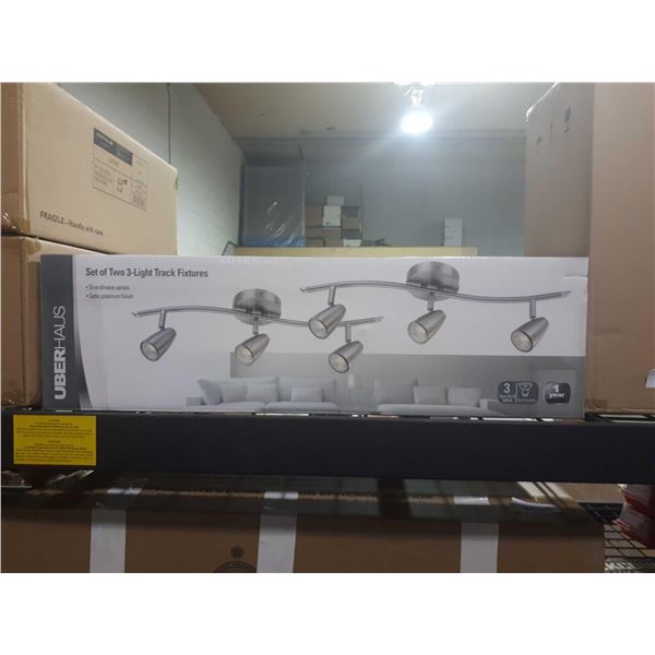 UberHaus Set of Two 3-Light Track Fixtures