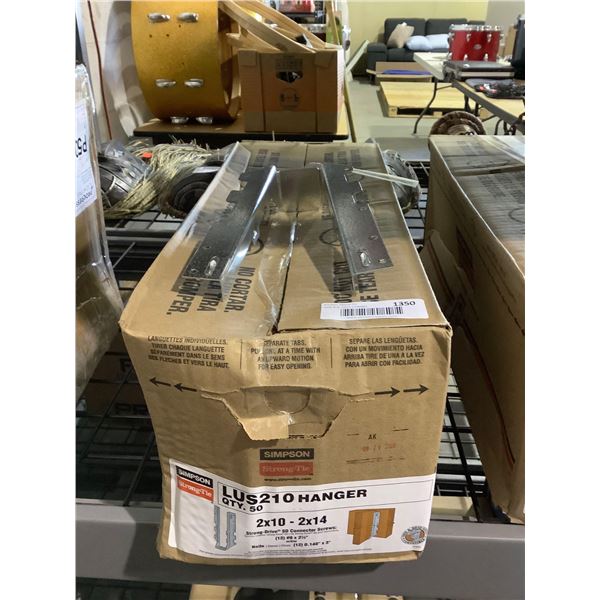 Case of 50 Simpson Strong-Tie Hangers - Model: LUS210