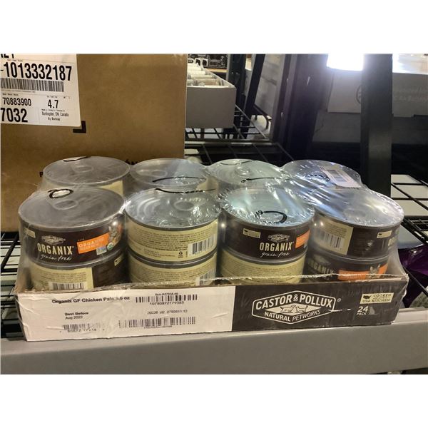 Castor & Pollux Organic Grain Free Chicken Pate Cat Food (24 x 156g)