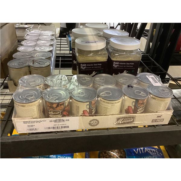 Merrick Grain Free Chunky Big Texas Steak Wet Dog Food (12 x 12.7oz)