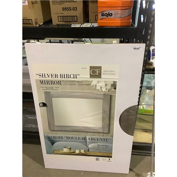 CF Silver Birch Mirror (31in x 47in)