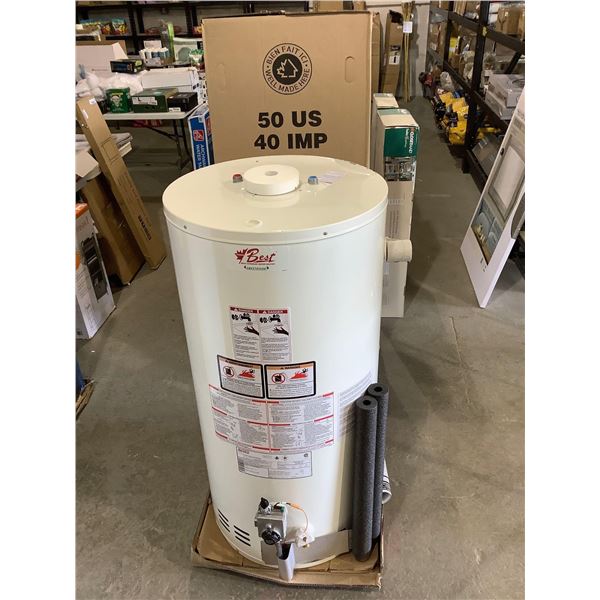 Gemco Gas Water Heater 50 Gal - 38000 BTU - Model: GG50-38LF-N2U