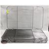 Image 1 : GROUP OF 9 STEEL WIRE BUN PAN LINERS