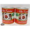 LOT OF 2 ALTA CUCINA PLUM TOMATOES 100FL OZ