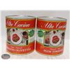 LOT OF 2 ALTA CUCINA PLUM TOMATOES 100FL OZ