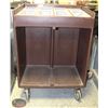 Image 1 : CAMBRO CUTLERY AND CONDIMENT CART BROWN