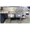 Image 1 : S/S 2 WELL SINK W/ DUAL DRAINBOARD W/ PRE RINSE