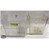 Image 1 : LOT OF 2 CAMBRO DRY INGREDIENT BINS CLEAR