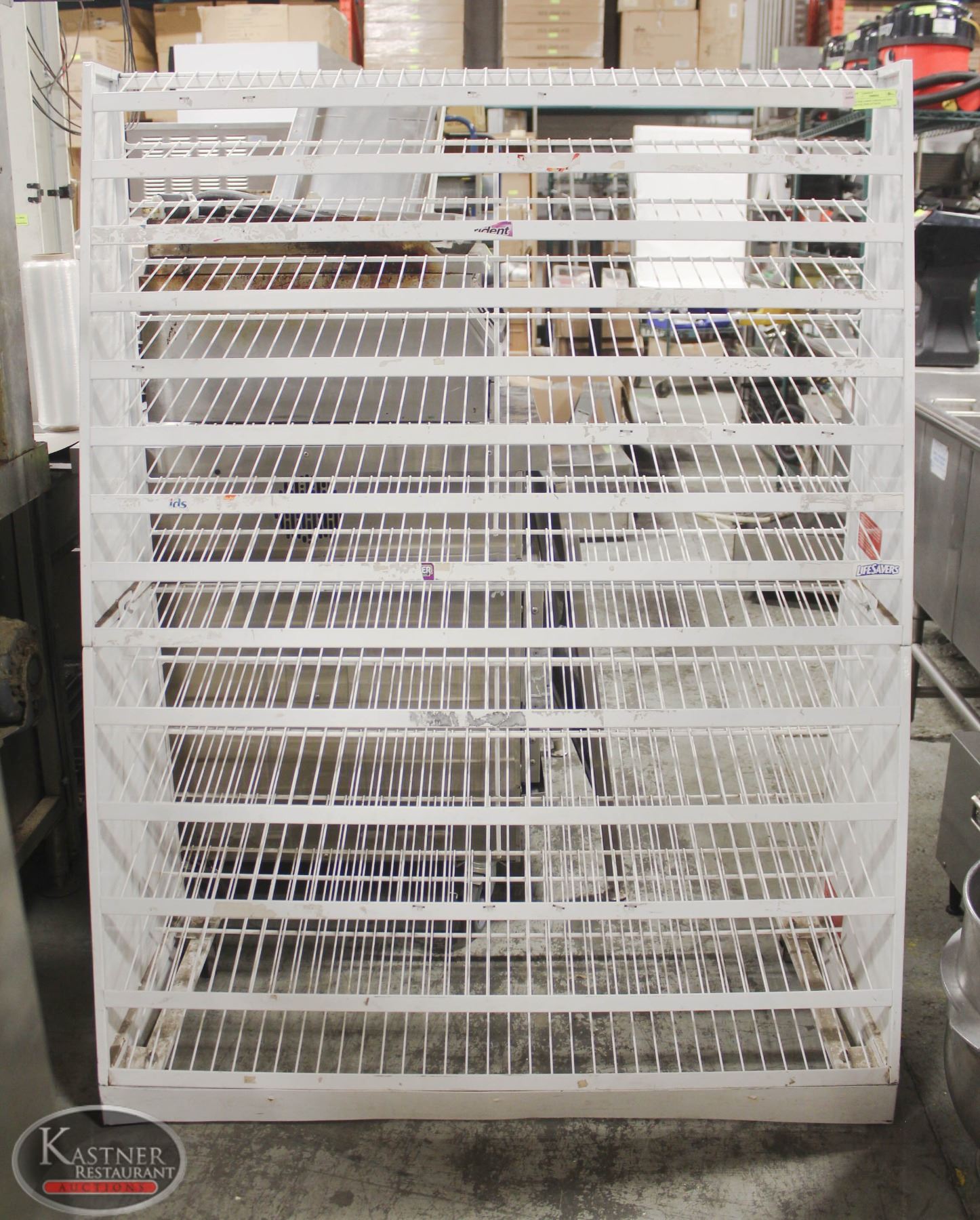 14 TIER CANDY CHOCOLATE BAR RETAIL DISPLAY RACK