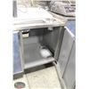 Image 2 : S/S COUNTER TABLE W/ 2  WASTE CHUTE