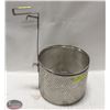 Image 1 : LARGE ROUND STRAINER BASKET WITH HOOK