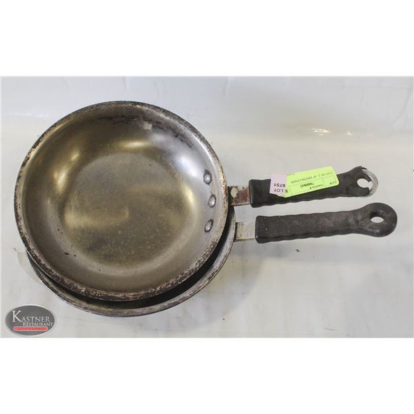 LOT OF 2 - 8  FRYING PANS