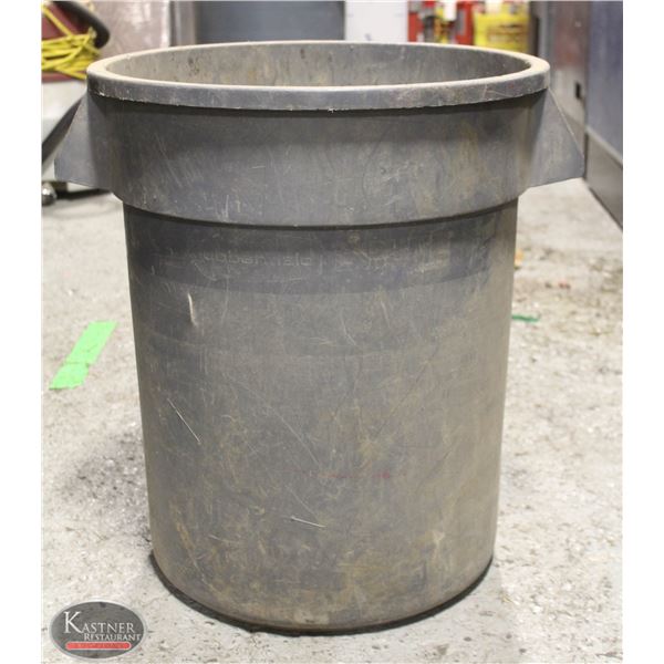 20 GALLON COMMERCIAL TRASH CAN GRAY