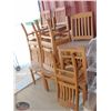 Image 1 : LOT OF 13 WOODEN DINING CHAIRS