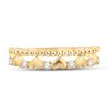 Image 2 : Round Diamond Heart Band Ring 1/10 Cttw 10KT Yellow Gold