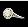 1.25 ctw Diamond Ring - 14KT White And Yellow Gold
